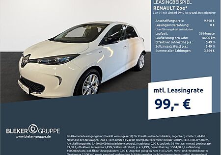 Renault ZOE Limited Z.E. 40 R110 Mietbatterie