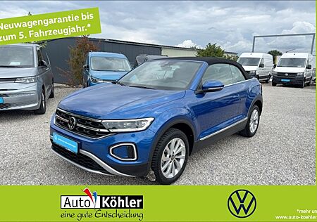 VW T-Roc Volkswagen Cabriolet Style TSi Rückfahrkamera Matrix