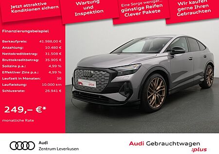 Audi Q4 e-tron gebraucht kaufen Audi Q4 e-tron Q4 quattro S line MEMORY KAM VIRT CARPLAY SHZ
