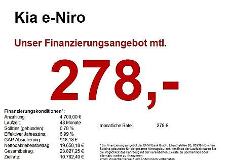 Kia Niro e- Edition 7 CAM/TEMPO/StauAssist