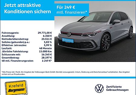 VW Golf Volkswagen VIII 2.0 TSI GTI MATRIX-LED PANO HUD ACC