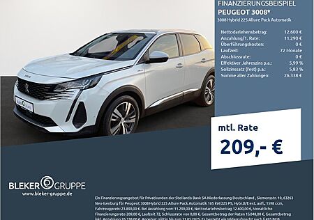 Peugeot 3008 Hybrid 225 Allure Pack Automatik