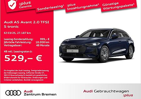 Audi A5 Avant 2.0 TFSI S tronic UPE60 NAVI KAMERA PDC