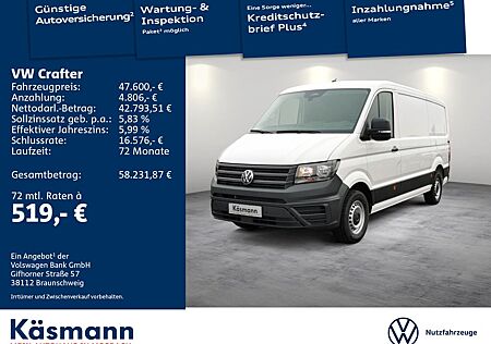 VW Crafter Volkswagen Kasten 2.0TDI L3H2 5Jahre Garantie