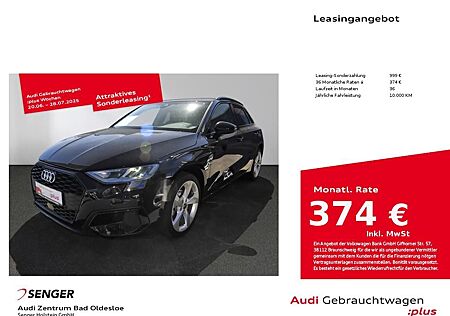 Audi A3 Sportback advanced 30 TDI AHK Optik schwarz