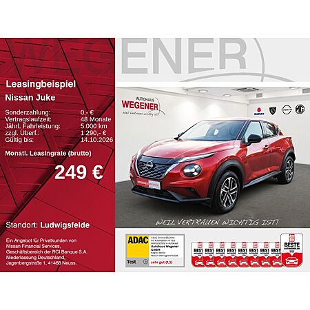 Nissan Juke leasen