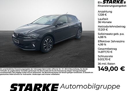 VW Polo Volkswagen 1.0 United Navi PDC LM Klima