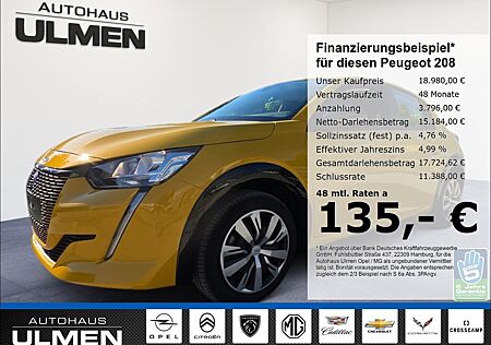 Peugeot 208 -e Active Elektromotor LED-Schewinwerfer Key