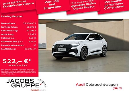 Audi Q4 e-tron Q4 Sportback 45 qu. 2xS line/Black/Pano/Sonos/Ma