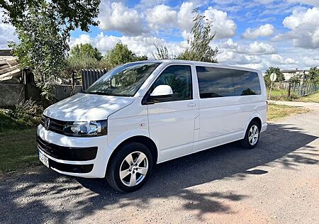 VW T5 Caravelle Volkswagen Lang, Standheizung, Navi, AHK Rollo