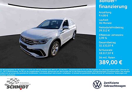VW Tiguan Volkswagen 2.0 TDI R Line 4M DSG MATRIX DCC AHK 20"