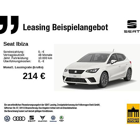 Seat Ibiza leasen