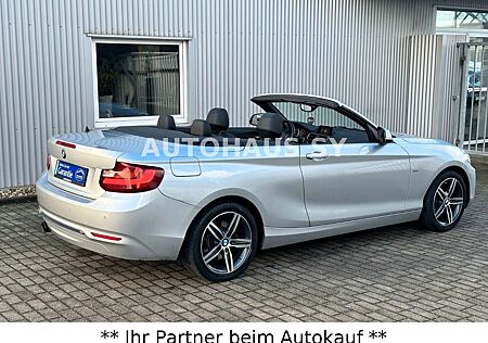 BMW 220 d Cabrio Sport Line **NAVI-LEDER-XENON-PDC*