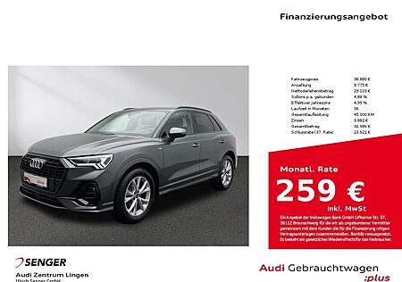 Audi Q3 S line 35 TFSI S tronic MMI LED Kamera Sitzh.