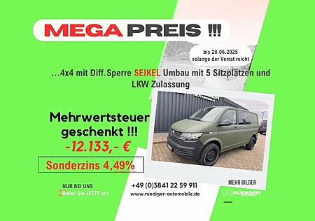 VW T6 Transporter Volkswagen T6.1 Transporter 4 Motion*Rockton*Seikel*DSG*BW