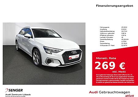 Audi A3 Sportback 40 TFSI e Advanced Navi AHK PDC LED