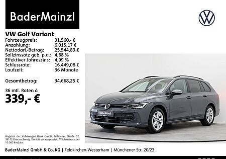 VW Golf Volkswagen Variant 1.5 eTSI DSG Life Kam. AHK HUD ACC