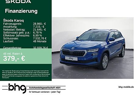 Skoda Karoq gebraucht kaufen Skoda Karoq Selection 1.5 TSI **AHK**LED**2-ZONEN**GRA