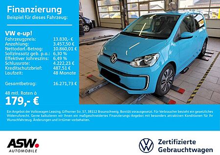 VW e-up! Volkswagen e-up! United Tempomat Klimaauto RFK PDC SHZ