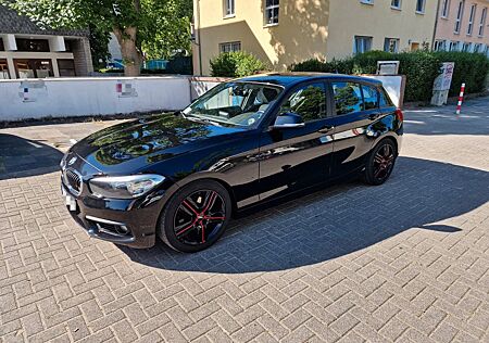 BMW 118d - 8-fach bereift & Tieferlegung