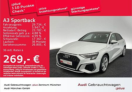Audi A3 Sportback 40 TFSI e S tronic S line Pano/Virt