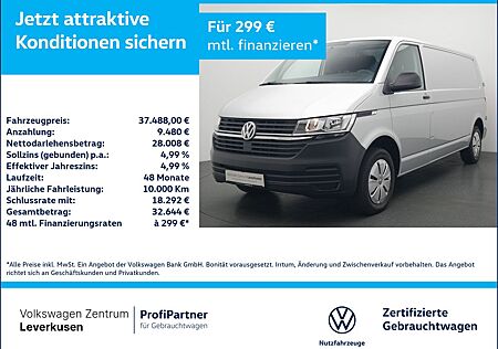 VW T6 Transporter Volkswagen T6.1 Kasten lang FLÜGELTÜREN AHK KLIMA PORT NAVI