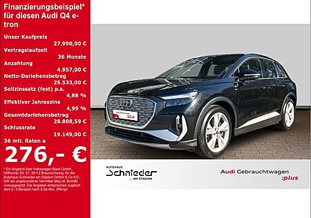 Audi Q4 e-tron gebraucht kaufen Audi Q4 e-tron 40 NAVI LED Sportpaket El. Panodach Le