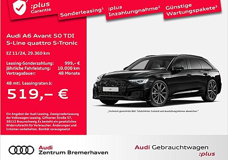 Audi A6 AVANT 50 TDI S-LINE QUAT. S-TRON. PANO MATRIX