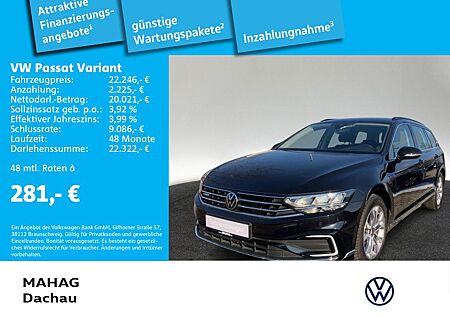 VW Passat Variant Volkswagen 1.4 TSI GTE LED Navi RearView Par