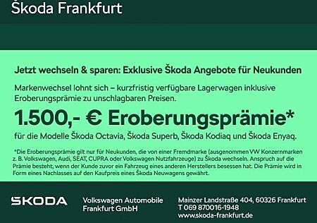 Skoda Enyaq 85 82 kWh Batterie Elektromotor 210 kW 1-G