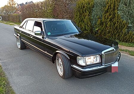 Mercedes-Benz 500 SEL W126, Tiefbett Felgen, LPG Autogas, V8