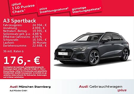 Audi A3 Sportback S line 30 TDI 6-Gang AHK Navi Virtu