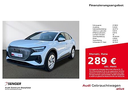 Audi Q4 e-tron Sportback 40 MMI LED Rückfahrk. AHK