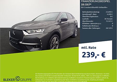 DS Automobiles DS7 Crossback BlueHDi 130 Bastille+