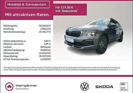 Skoda Kamiq 1.0 TSI Drive, 17" Alu, flat floor, LED, G