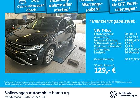 VW T-Roc Volkswagen 1.5 TSI DSG AHK Navi Massage ACC CarPlay