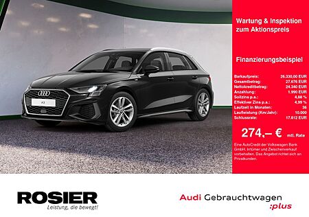 Audi A3 Sportback S line 35 TDI S tronic LED NAVI SHZ