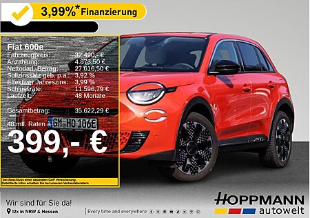 Fiat 600e La Prima, SHZ, PDC + Kamera, LED, Navi