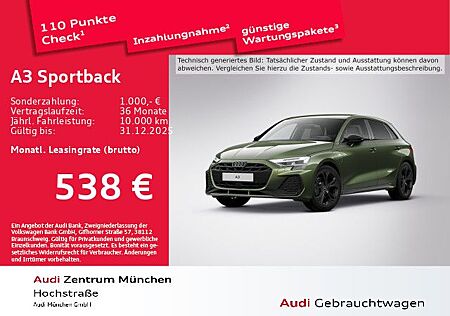 Audi A3 Sportback TFSI e S tronic S line ACC/HuD/Navi