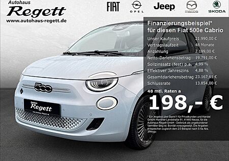 Fiat 500E Cabrio Icon*El. Verdeck*Navi*LED*Apple CarP