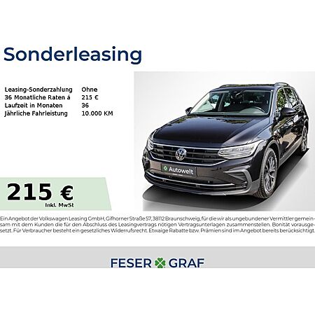 VW Tiguan leasen