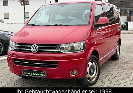 VW T5 Multivan Volkswagen Highline *AHK/STHZ/NAVI/2xTÜR/LEDER*