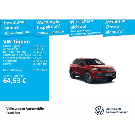 VW Tiguan leasen