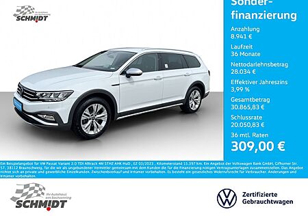 VW Passat Variant Volkswagen 2.0 TDI Alltrack 4M STHZ AHK HuD