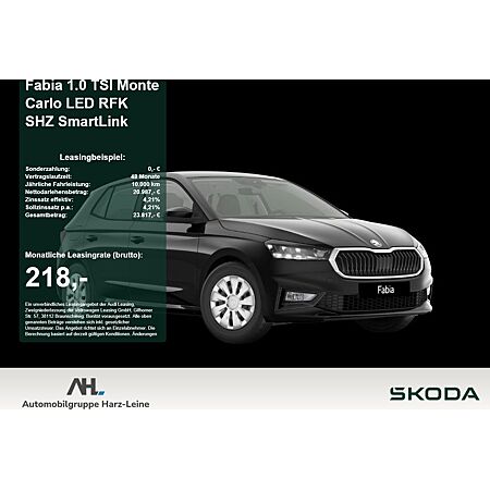 Skoda Fabia leasen