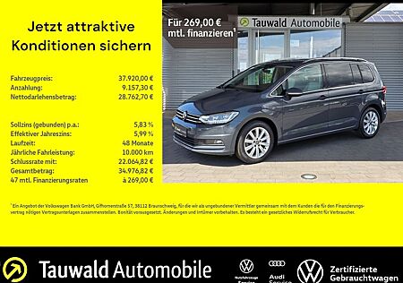 VW Touran Volkswagen 2.0 TDI DSG Highline 7S/AHK/RFK/ALLSEASON