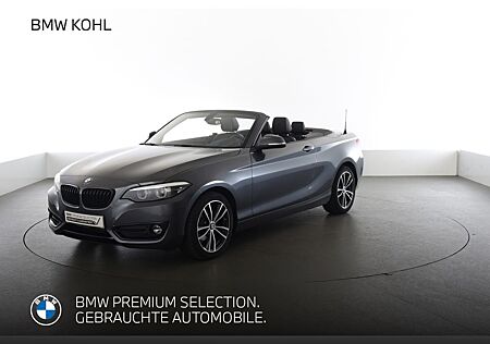 BMW 218 i Cabrio Sport Line Rückfahrkamera Navigatio