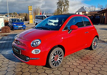 Fiat 500C Hybrid - RED - NAVI - Klima.....