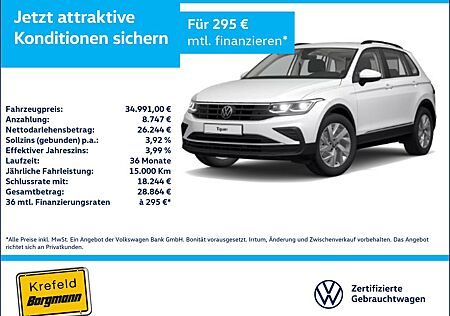 VW Tiguan Volkswagen 2.0 TDI Life 4Motion AHK MATRIX-LED ACC