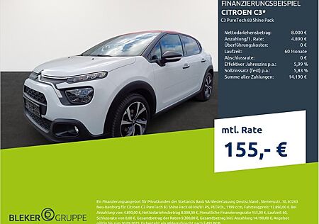 Citroën C3 PureTech 83 Shine Pack